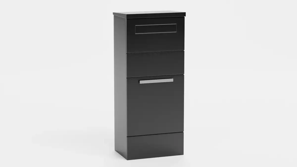 Mail Box Low-poly 3D model 4