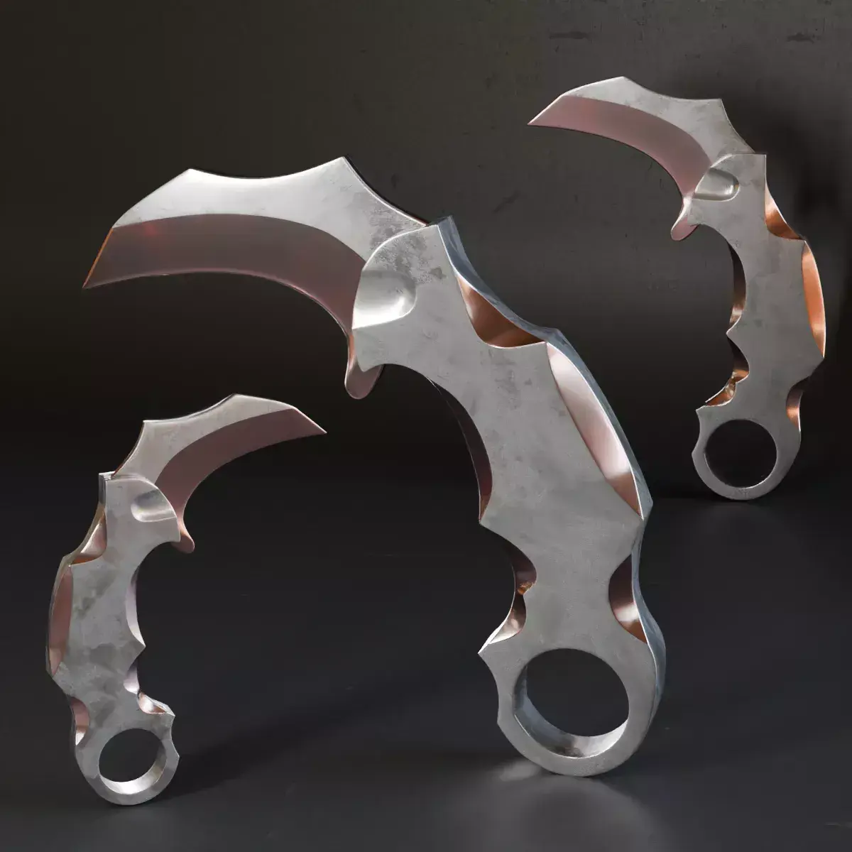 Mk Basemesh Dagger 025 Free 3D model