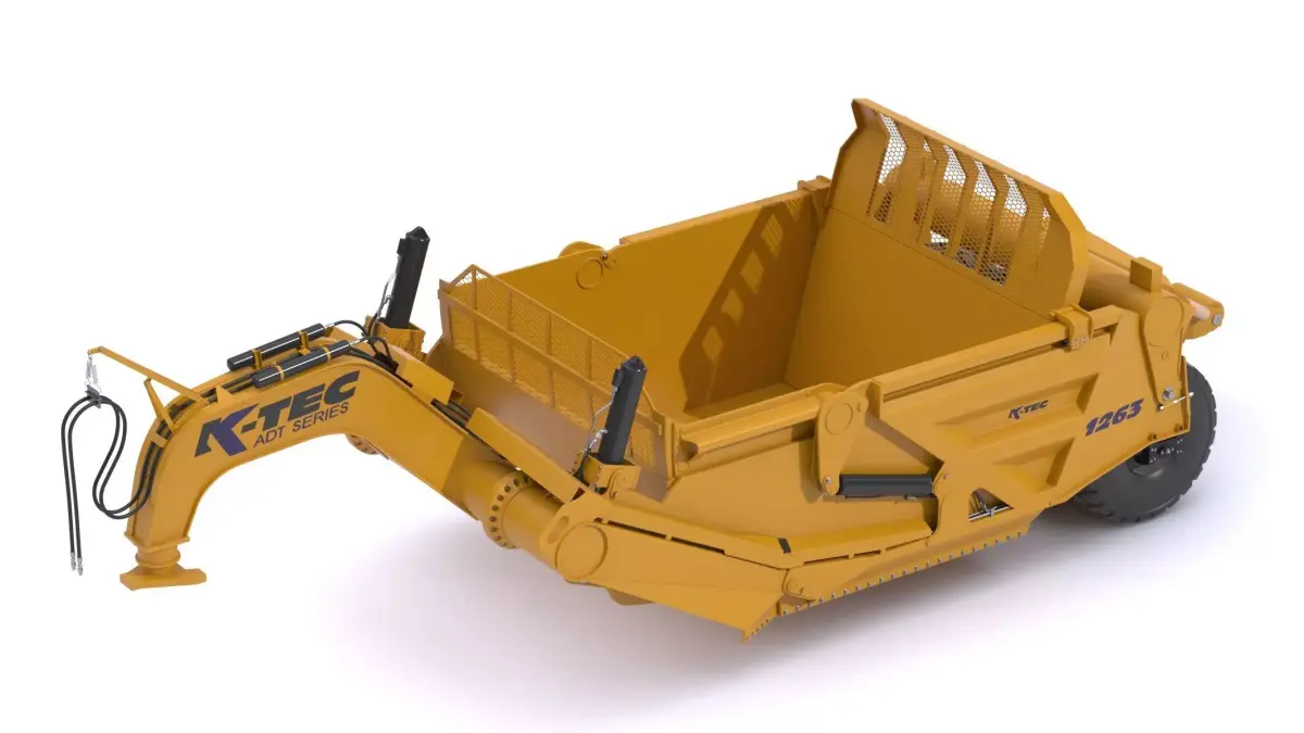 K-Tec Articulated Dump Truck Scrapers 1263 3D model