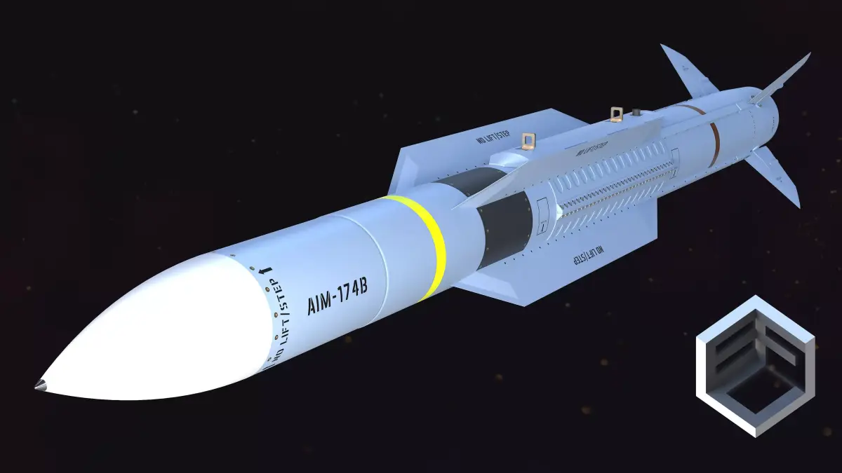 AIM-174B Gunslinger Missile 3D model