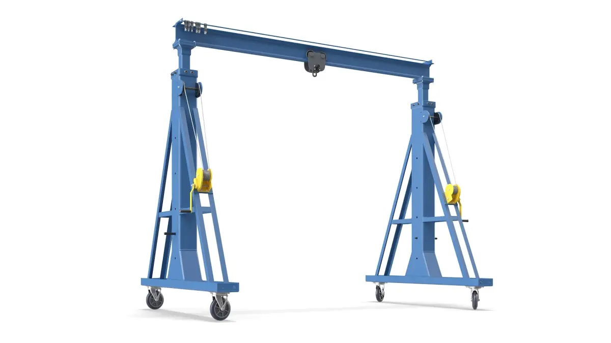 Mobile Gantry Frame Blue 3D model
