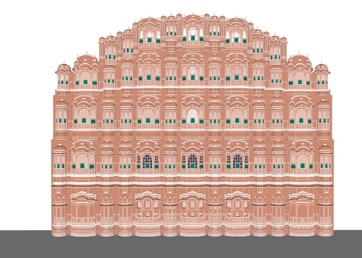 Hawa Mahal Jaipur 3D model