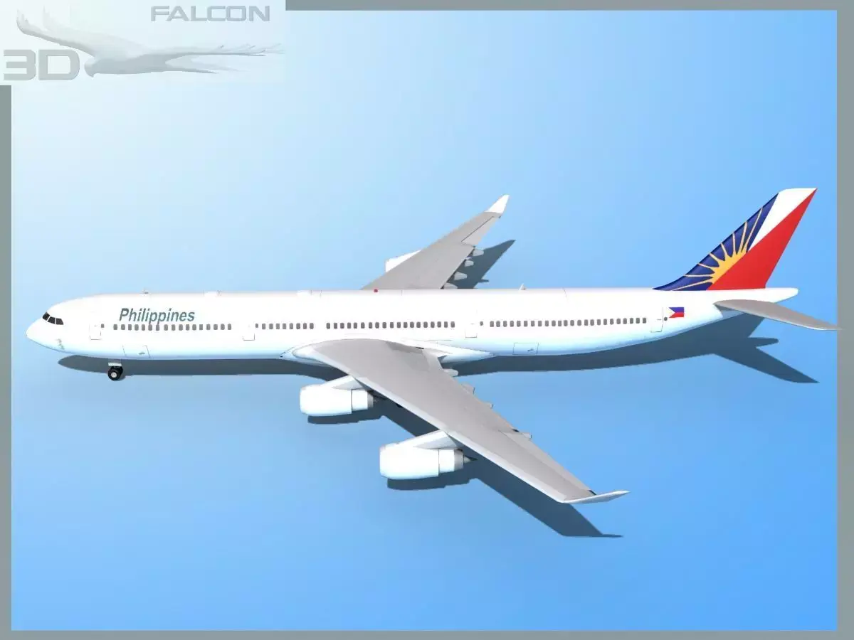 Falcon3D A340-600 Philippines Air 3D model