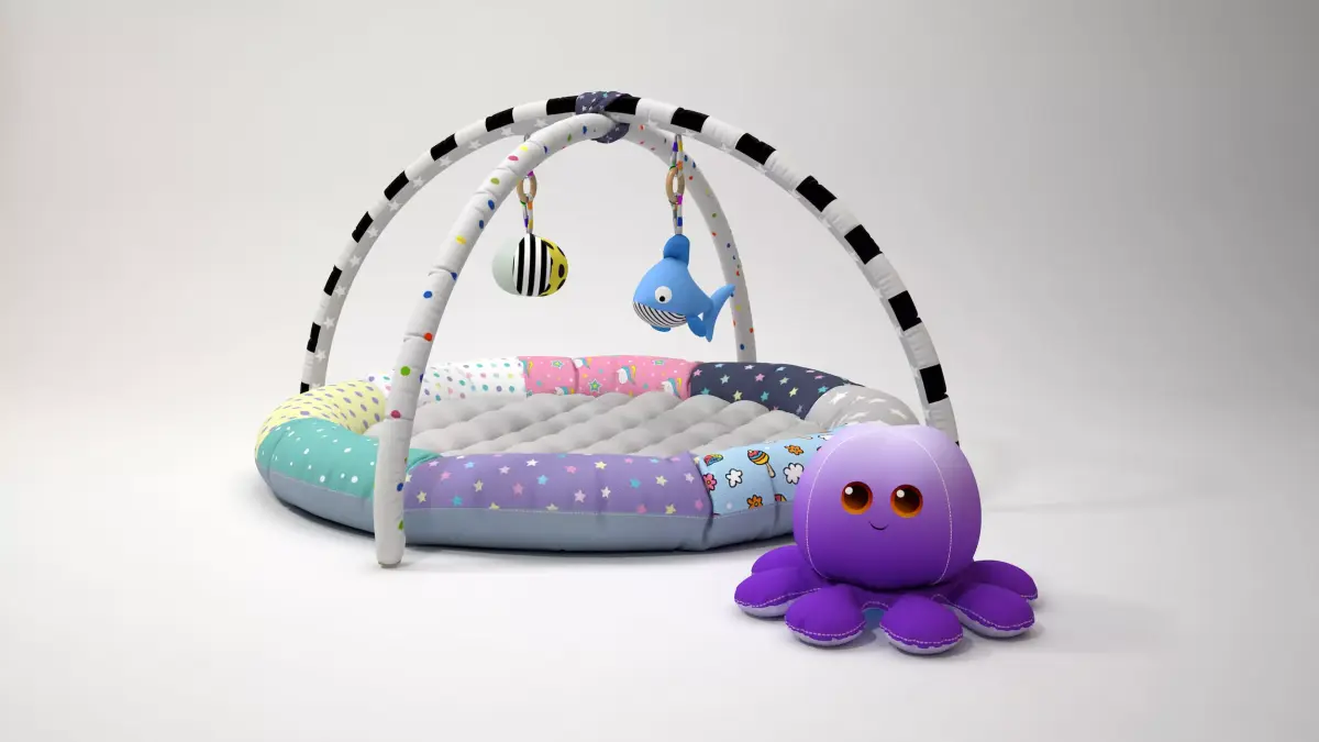 Baby playmats 3D model