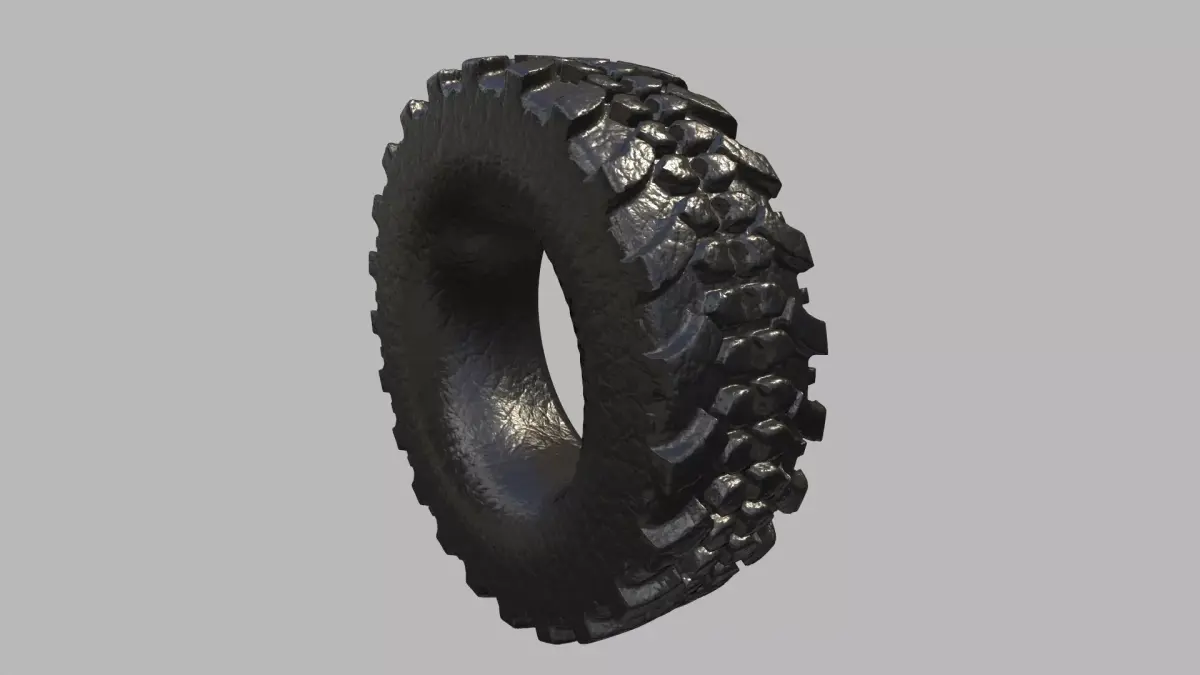 Tire 4K 3D model