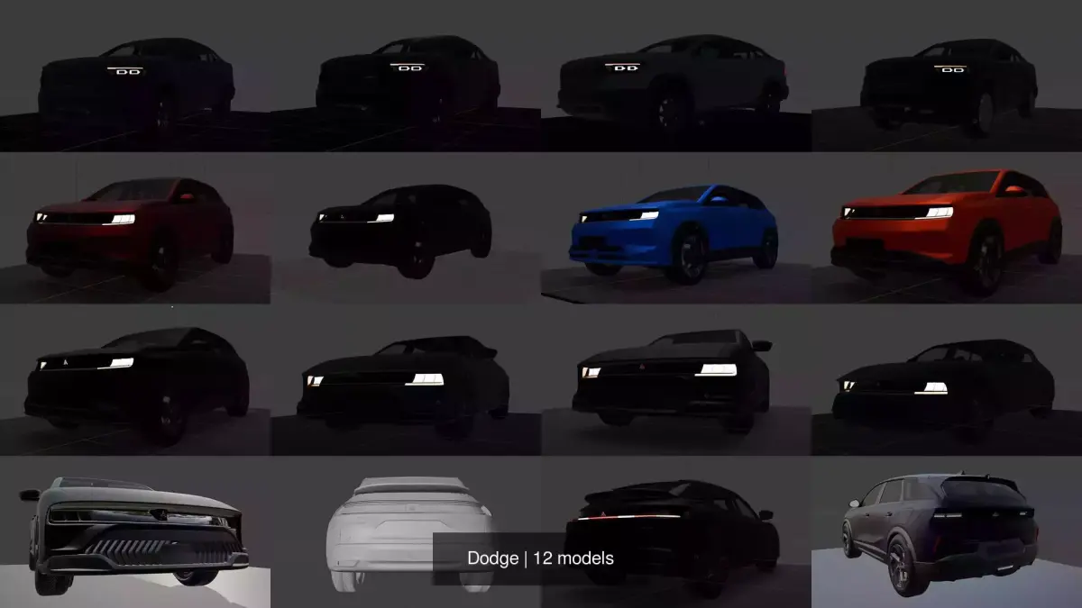 Dodge 3D Model Pack buy
