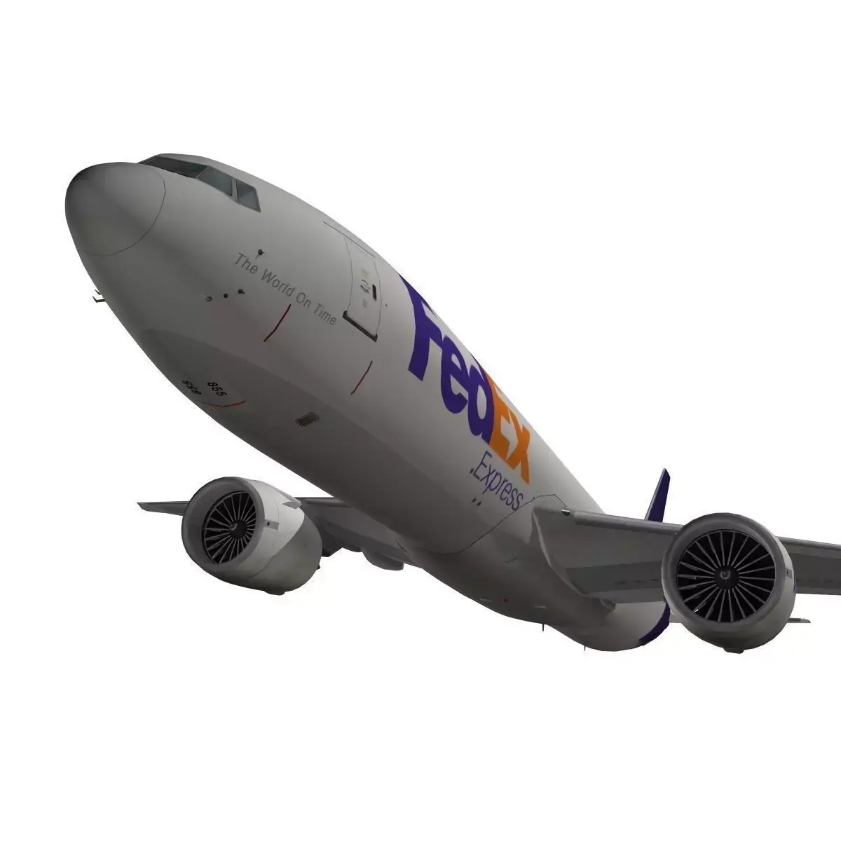 Boeing 777-200F FedEx 3D model