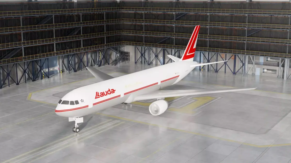 Boeing 767 300ER Lauda Air OE LAV Mozart Lauda Air Flight 004    3D model