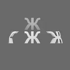 Order of Zhe-nos Hellions Knight Shoulder Symbols 3D print model