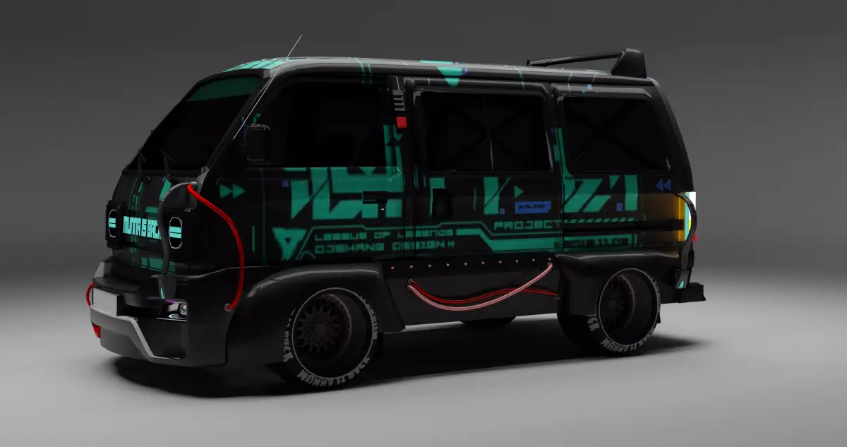 maruti suzuki  Omni Low-poly 3D model