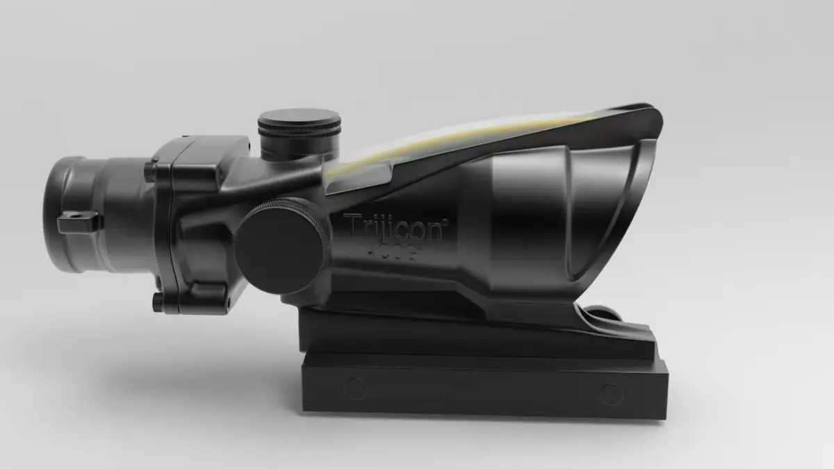 Tricon ACOG 4x scope 3D model