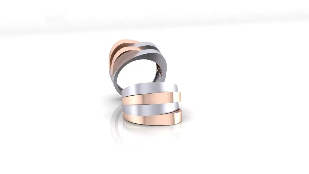 bypass gold ring 3 part 3D print model purchase