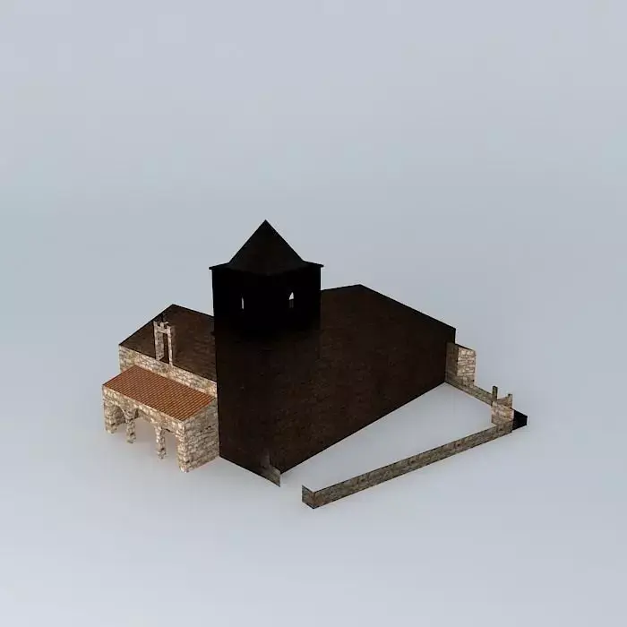 Parish Church of San Pedro. Robledillo de Trujillo Free 3D model
