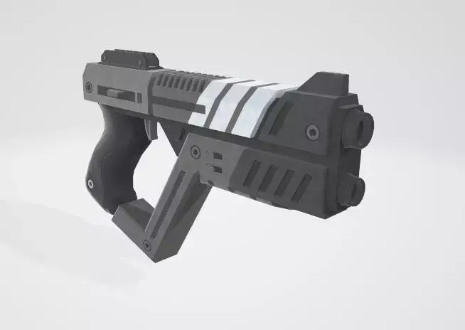 M-4 Shuriken Low-poly 3D model