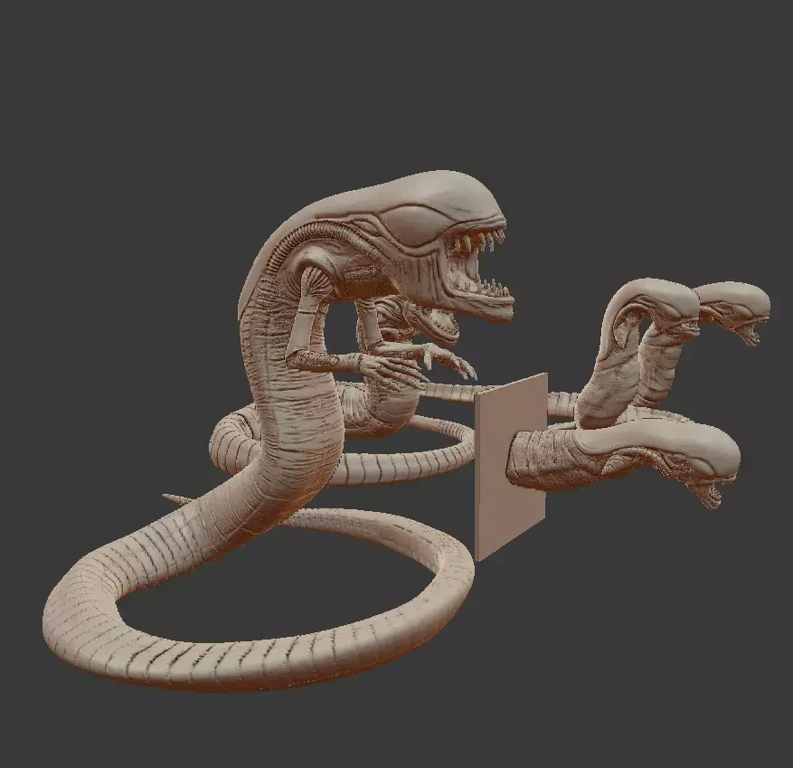 Pack 5 chestbuster 3dprint 3D print model