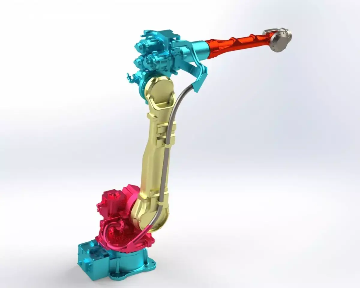 welding robot 3D model buy