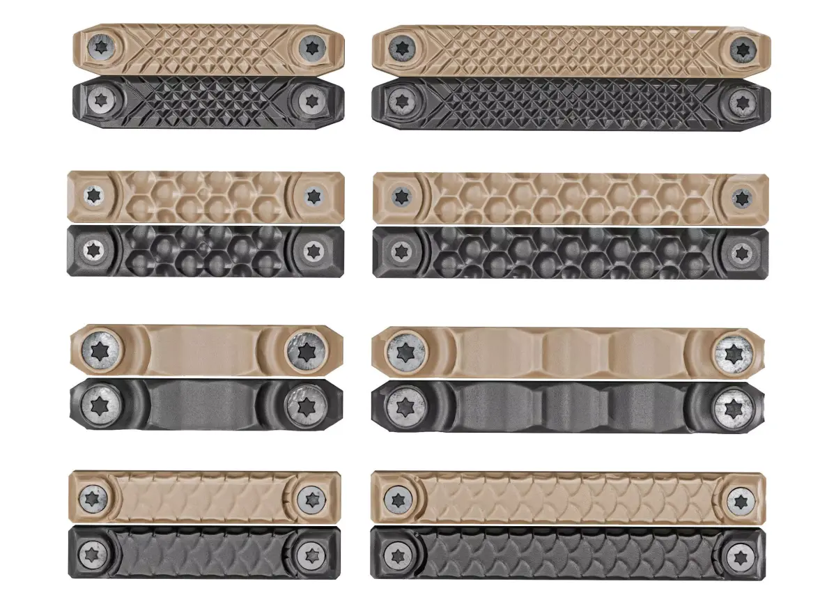 RailScales M-LOK Railcovers  Pack Low-poly 3D model