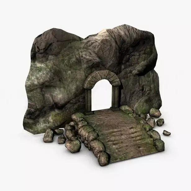 Ancient entrance 3D model