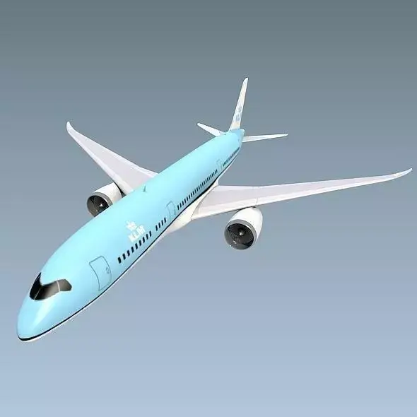 Boeing 787-9 lowpoly airliner Low-poly 3D model