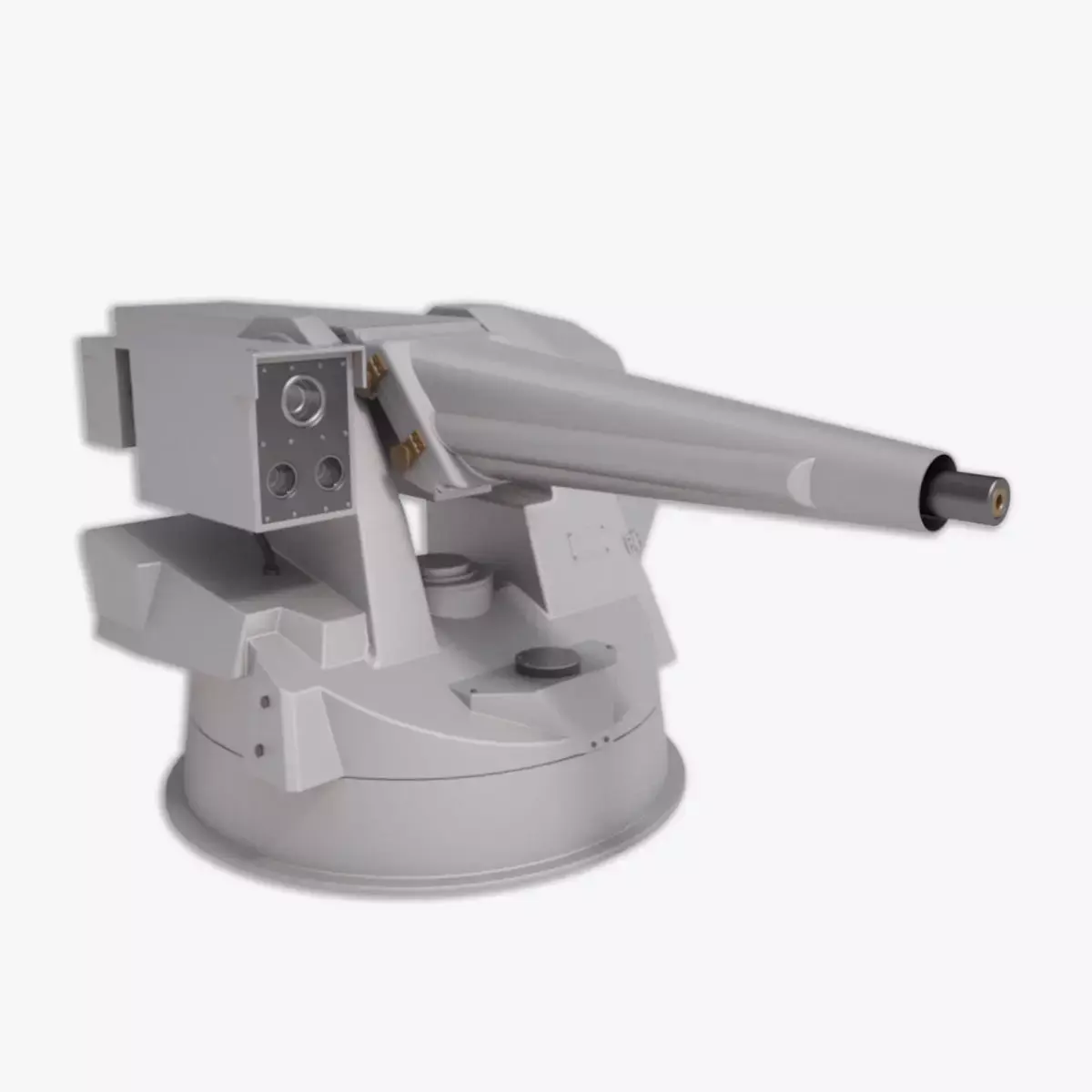 Hitrole naval gun 3D model