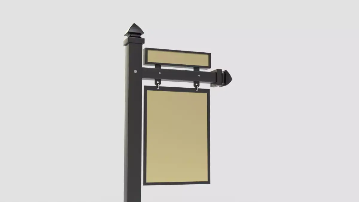 Realtor Sign 3D model