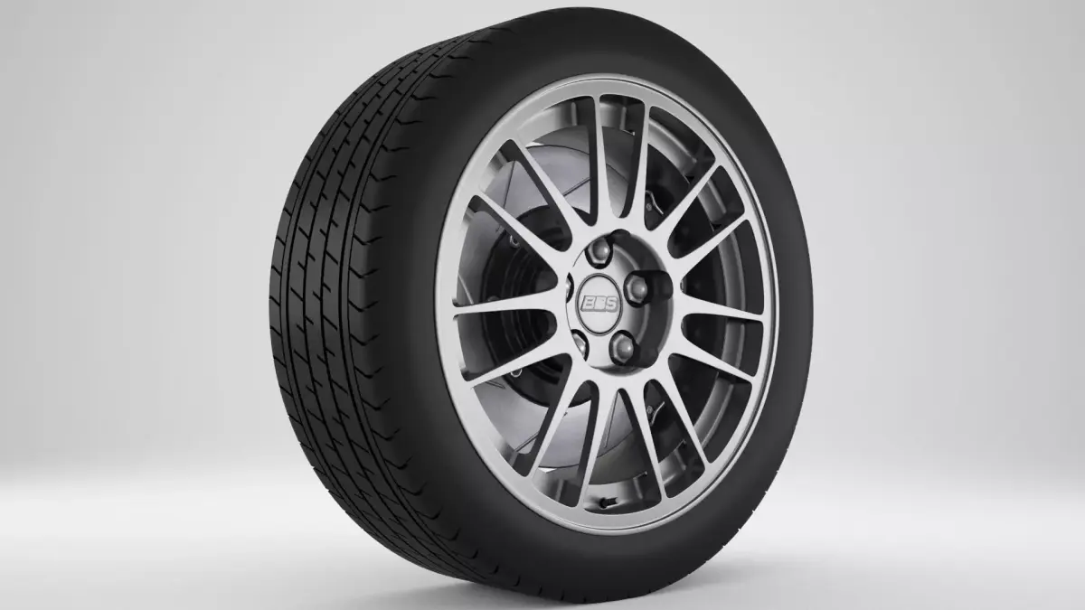 BBS Performance Evo 9 Rim 3D model