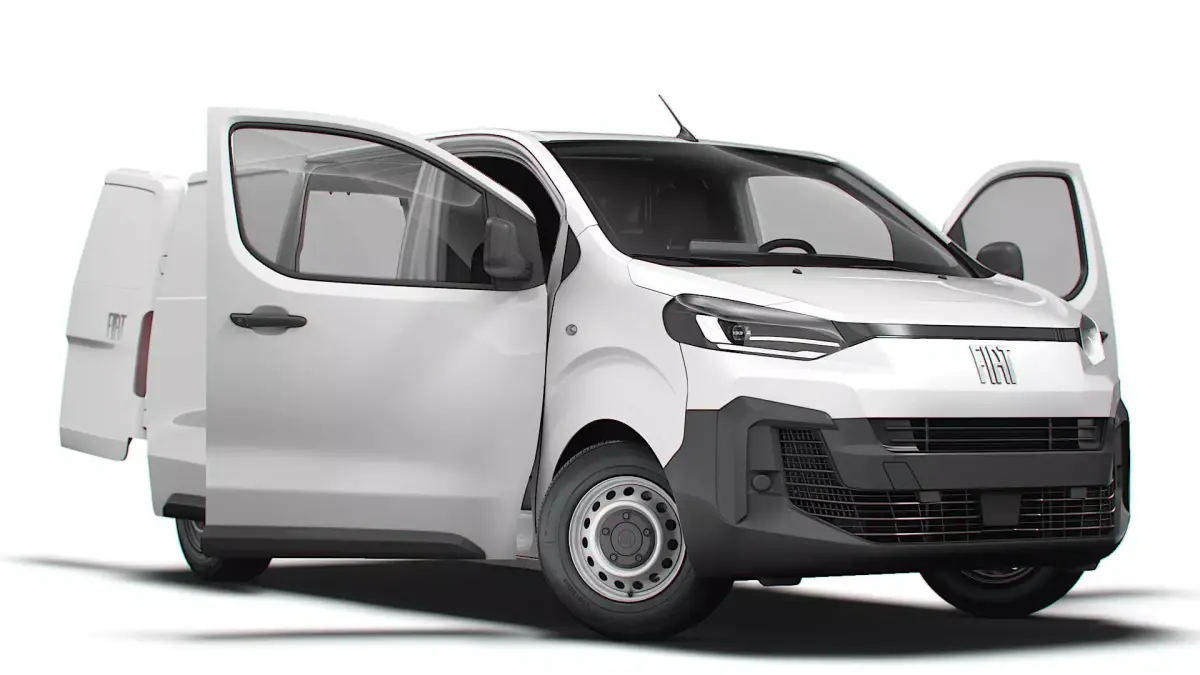 Fiat Scudo Van L2 HQ Interior 2025 3D model