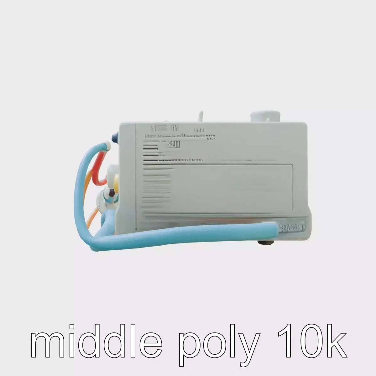 Breathing Circuits Medical Equipment model pack Low-poly 3D model