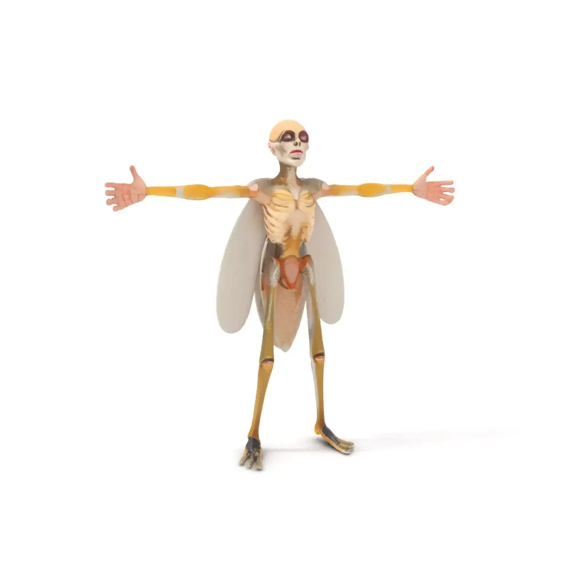 Insectoid Hybrid model pack Low-poly 3D model