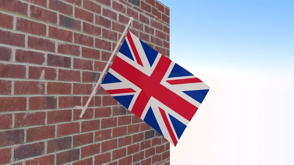 Flag of United Kingdom 3D model purchase