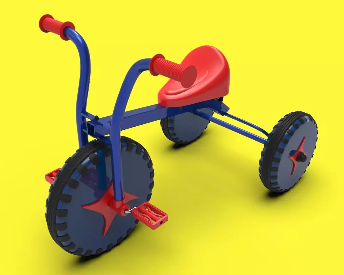 Triciclo estandar 3D model