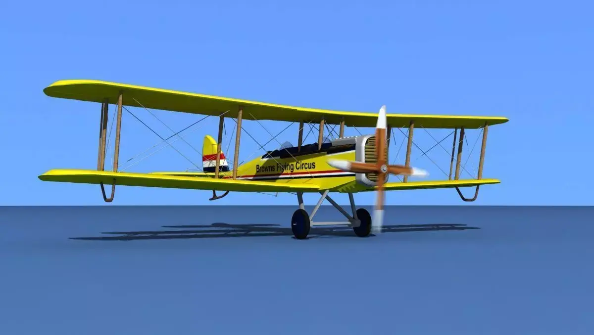 Airco DH-4 V06 Flying Circus 3D model