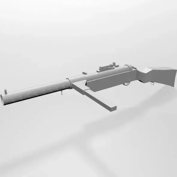MP 28 Gun 01 3D model