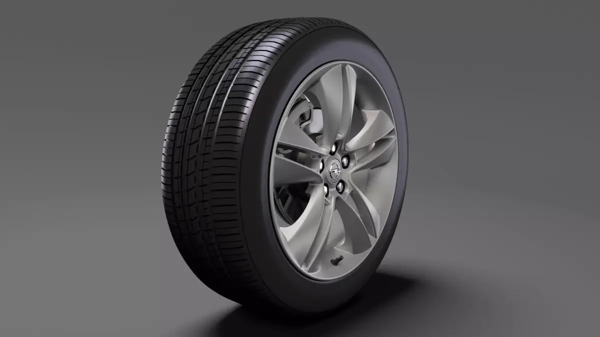 Opel Combo Tour wheel 2017 3D model