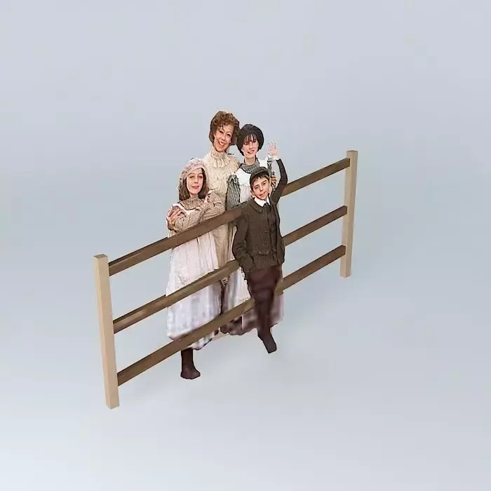 Eco Rail Track Railway Children Dummy Old Steam Days Free 3D model