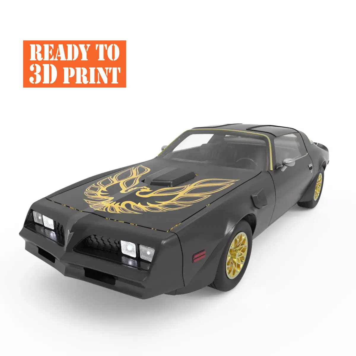 1977 Firebird Trans Bandit Edition 3D print model