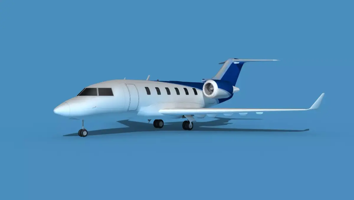 Bombardier CL604 Challenger V06 3D model