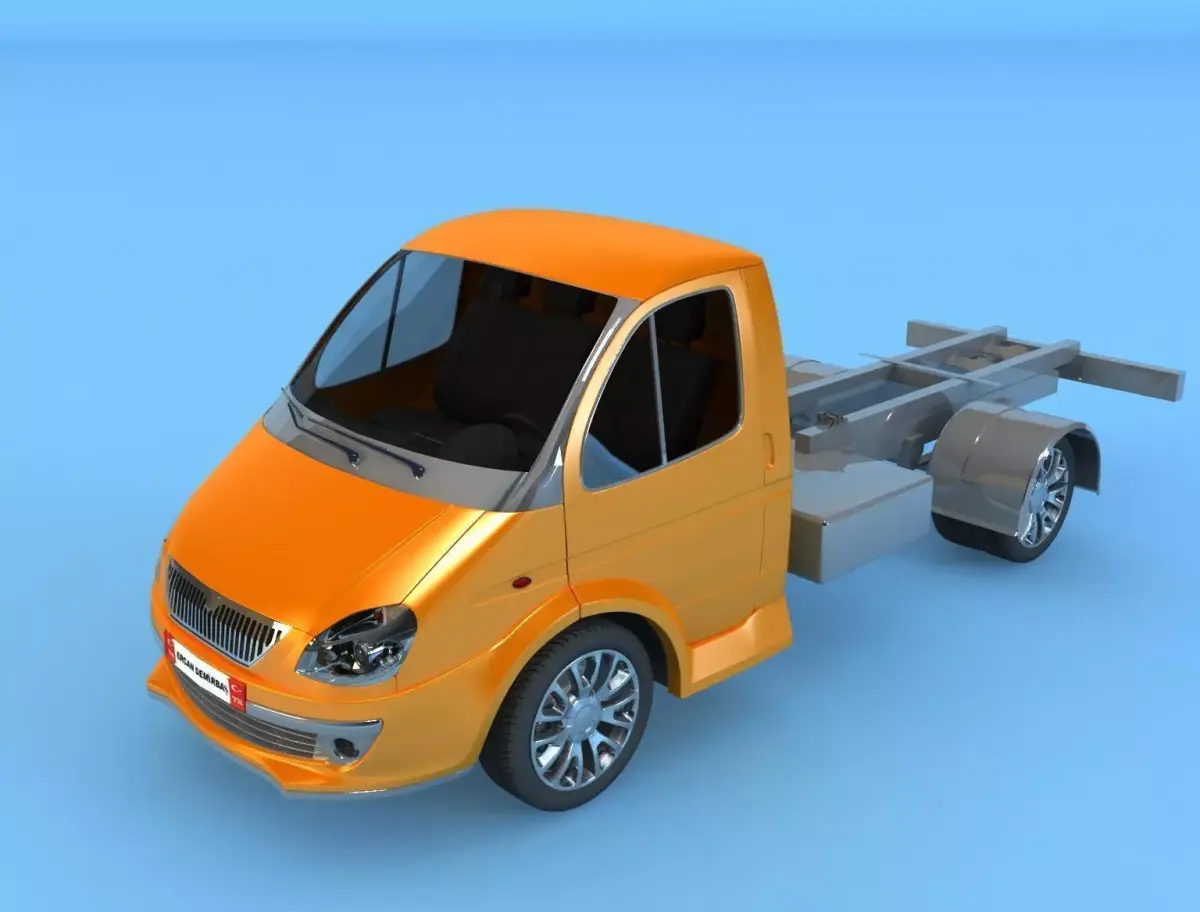 gazelle car 3D model