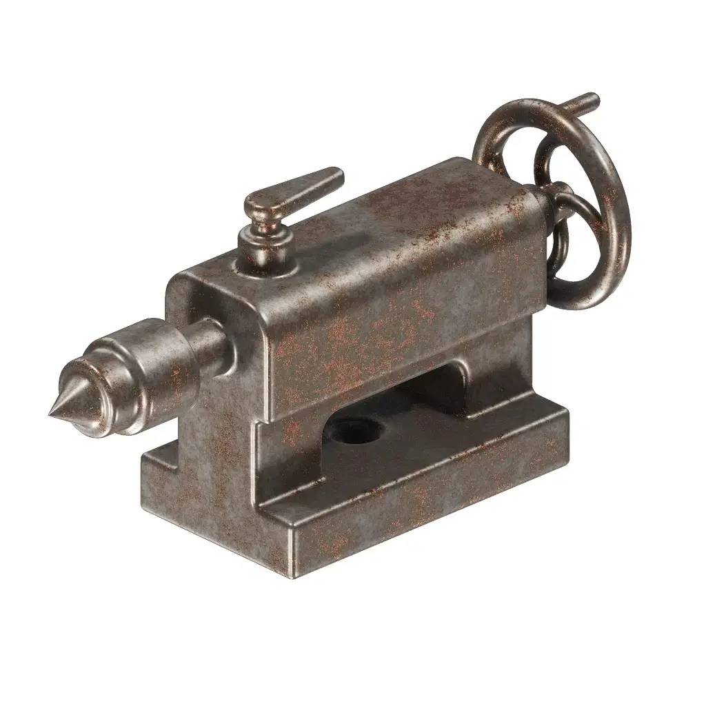 Rusty Lathe TailStock 3D model