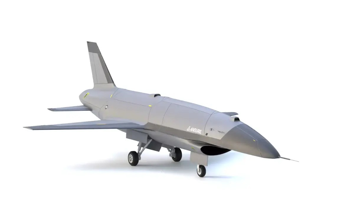 Anduril YFQ-44A FURY - The NEXT GENERATION FIGHTER Drone Low-poly 3D model