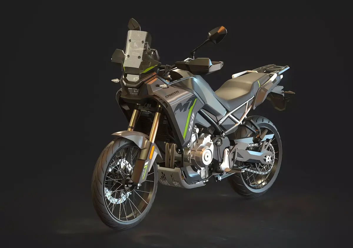 Base model  CF Moto 450 2024 3D model
