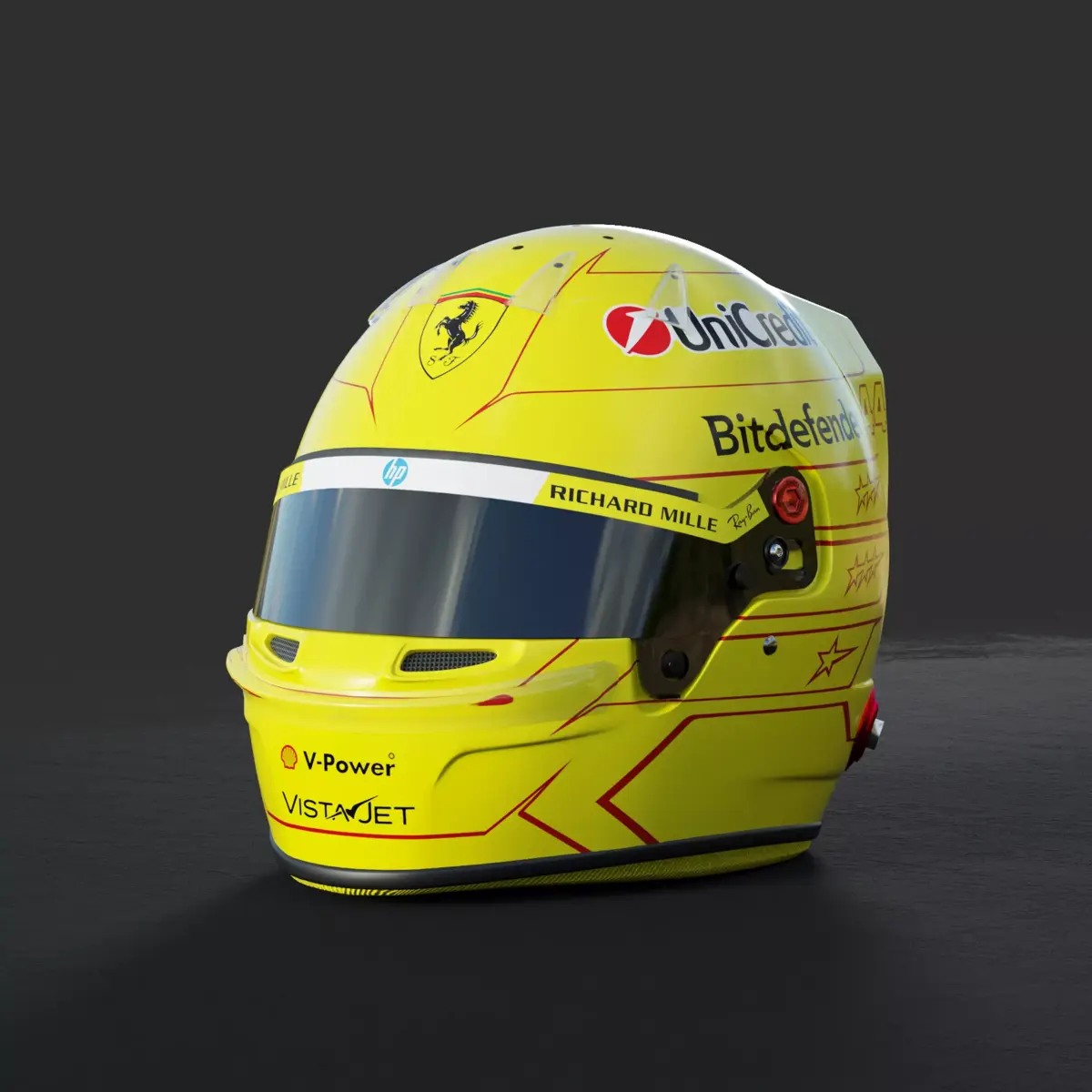 F1 Lewis Hamilton Helmet 2026 3D model