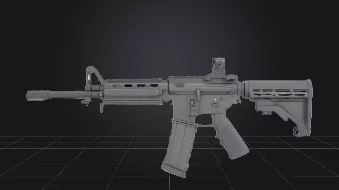 Weapons  Low-poly 3D model