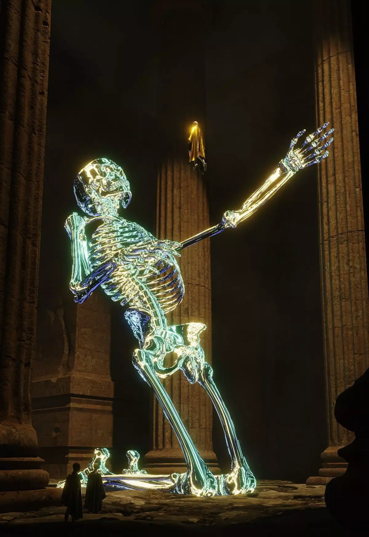 skeleton Free low-poly 3D model purchase