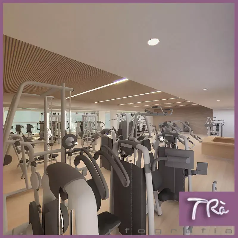 FITNESS GYM ROOM 3D model