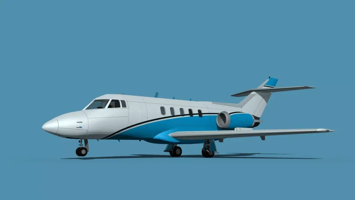 British Aerospace 125 Dominie V02 3D model
