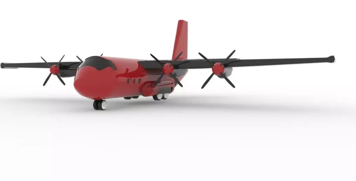 cargo plane Low-poly 3D model purchase