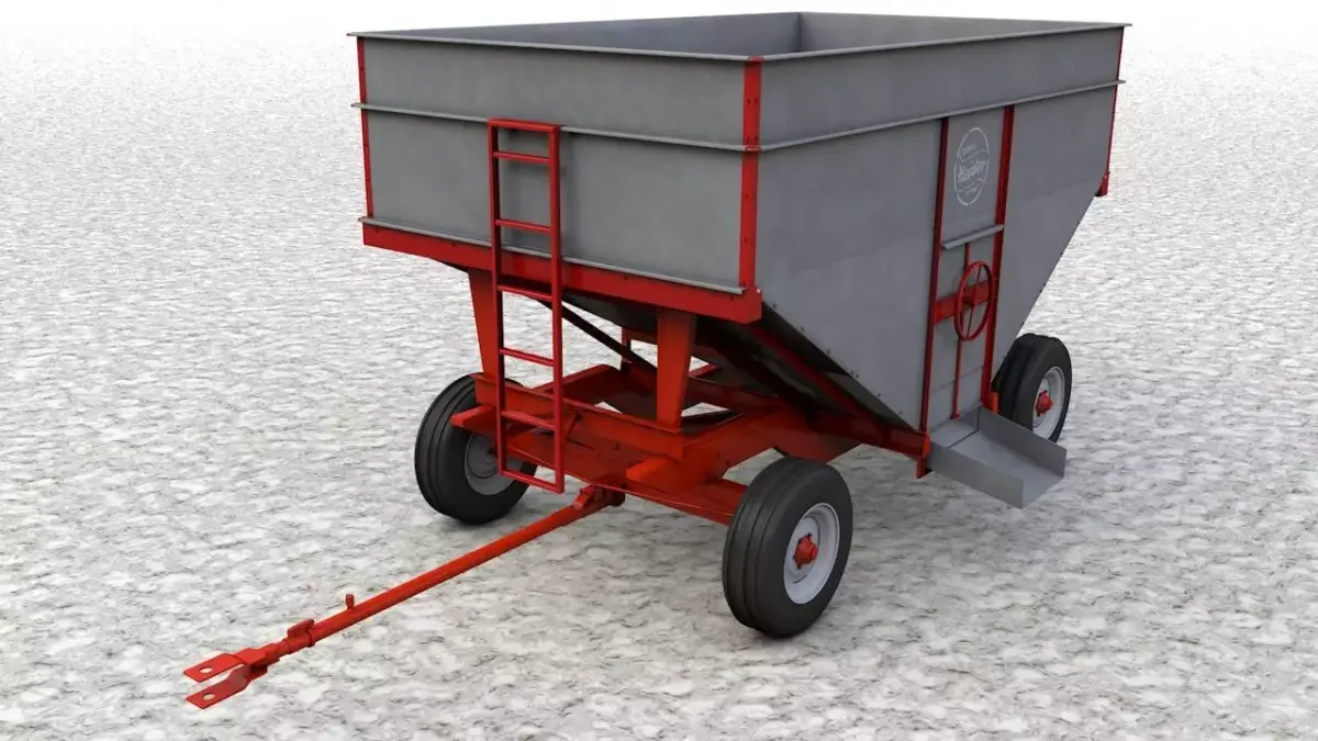 Heider Gravity Flow Wagon 3D model