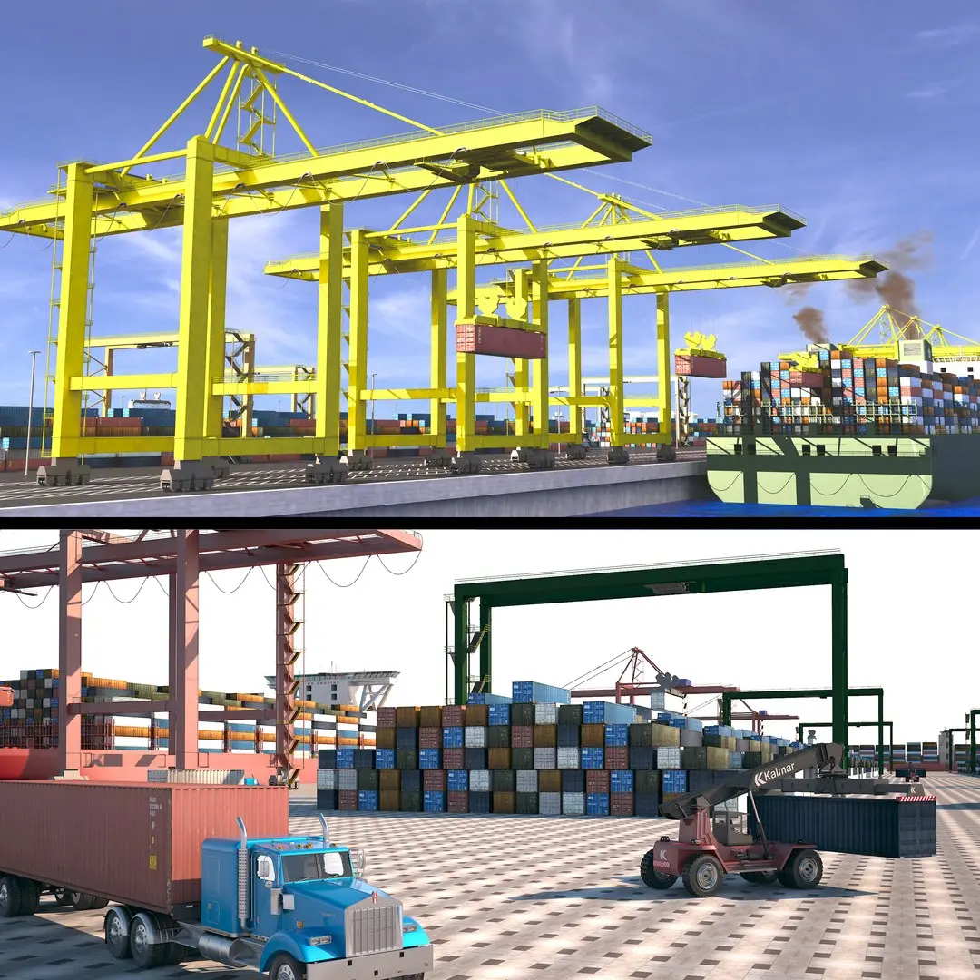 Port Collection 3 3D model