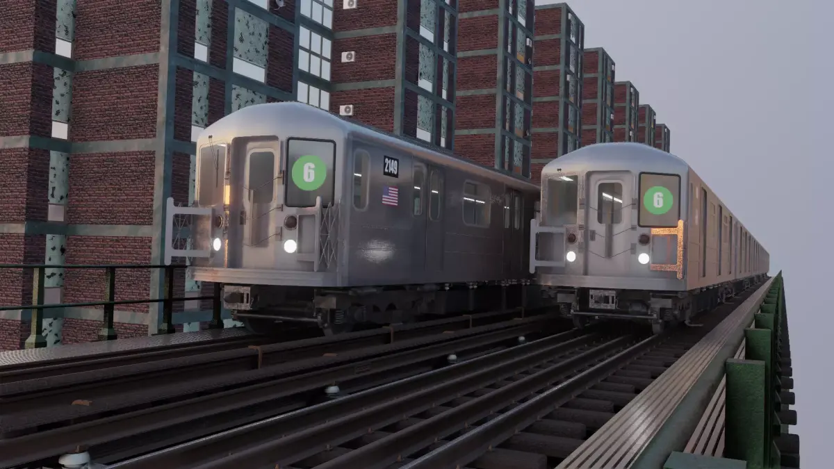 R62 KAWASAKI NYC Subway 3D model